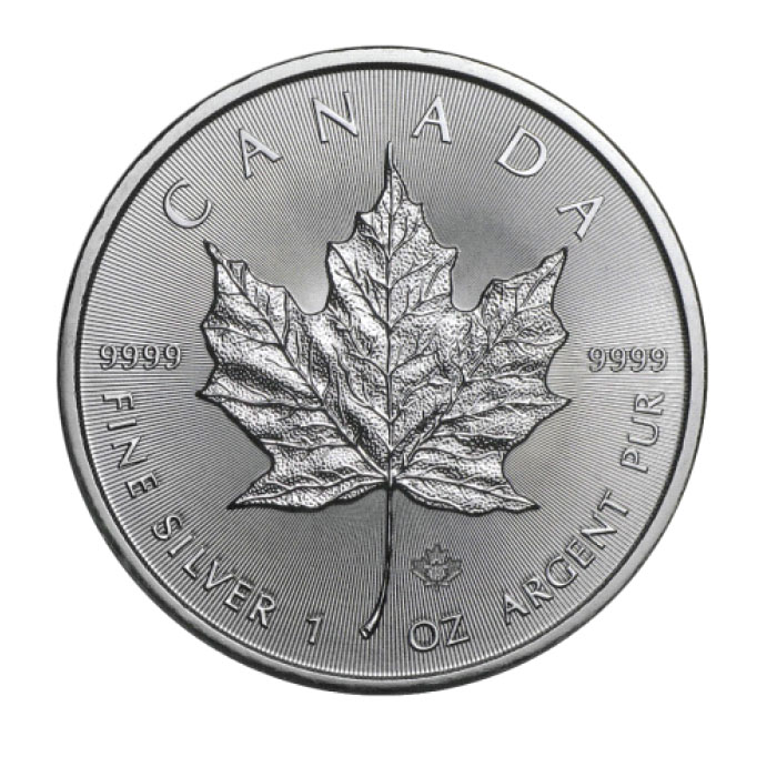 Canada  Maple Leaf Ag9999 1 Oz #1