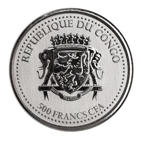 Congo Silverback Gorilla Ag999 1 oz BU #1