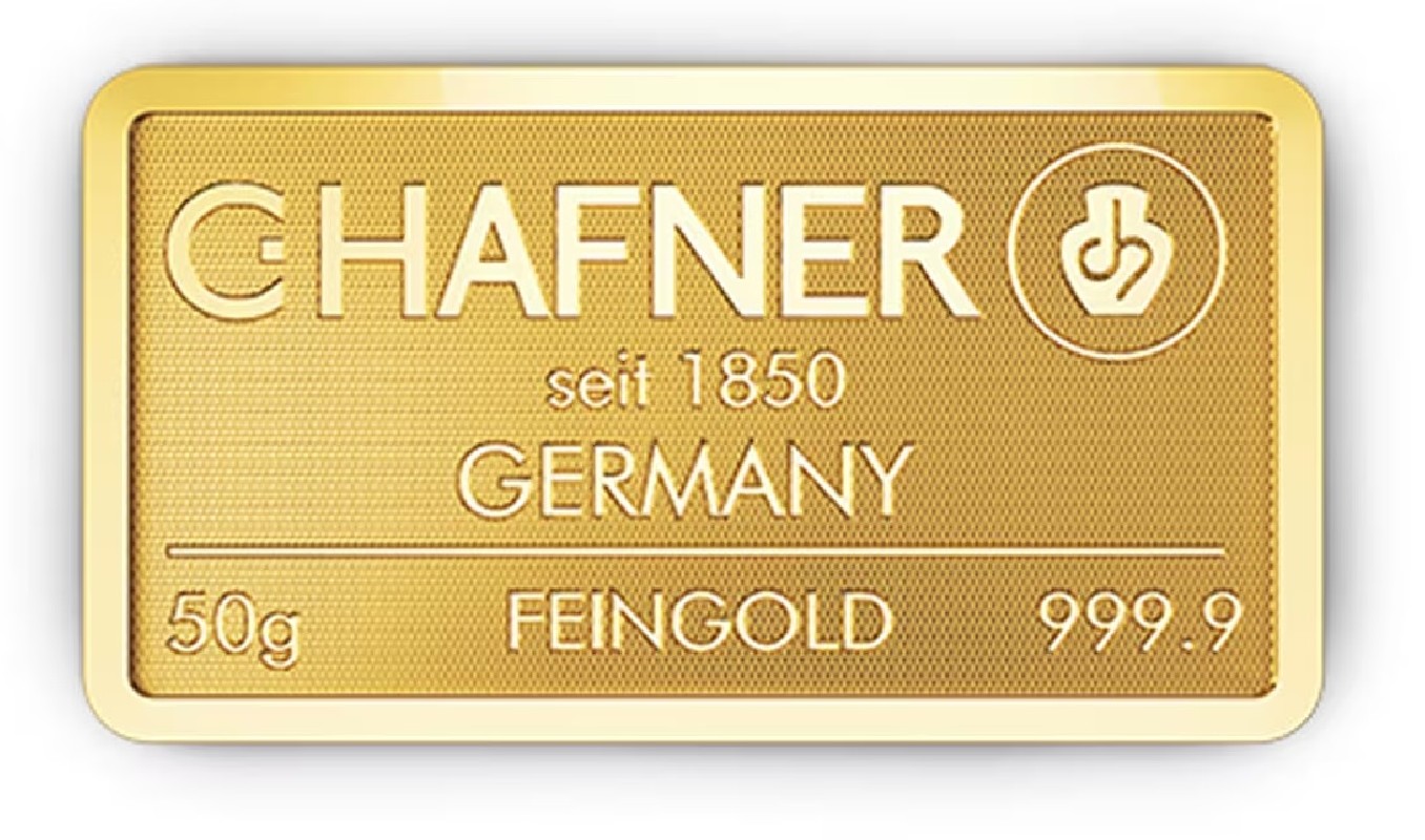 Sztabka złota 100 g  Au 999,9- 100g  C.Hafner